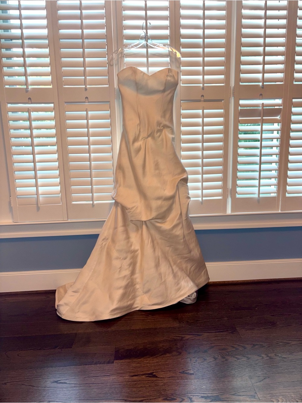 Anna Maier - Ulla Maija Ivory Silk Strapless Couture Wedding Gown